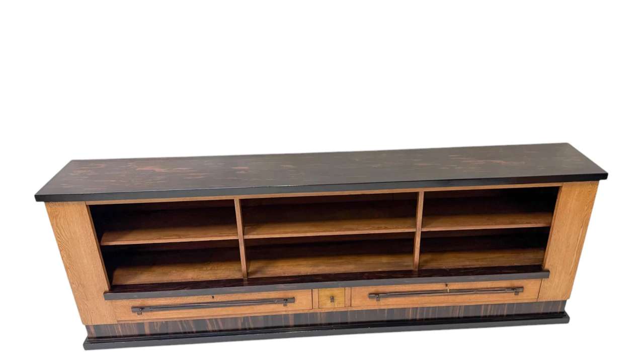 Art Deco Modernist Credenza or Bookcase by Hendrik Wouda for Pander, 1924